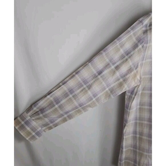 Peter Millar Shirt Mens Medium Button Up Long Sleeve Plaid Preppy Adults - Picture 5 of 10